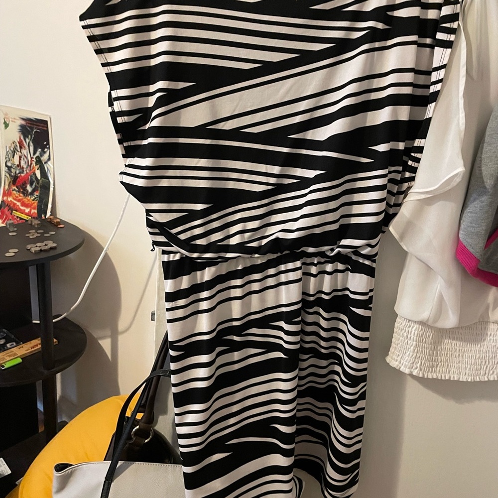 Black and White Spring Dress